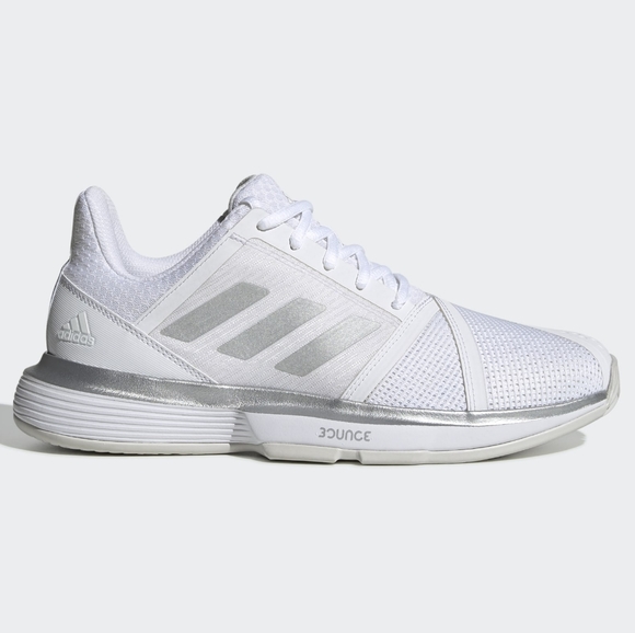 adidas Shoes - Adidas CourtJam Bounce Wide Sneaker White / Silver